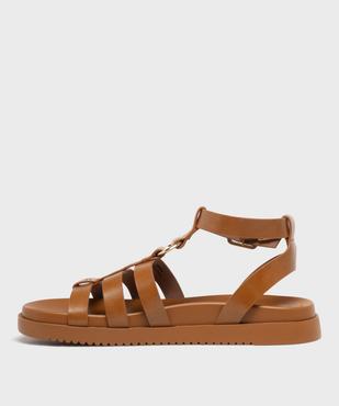 Sandales à brides avec détails métalliques femme - 5 Miles vue3 - 5 MILES - GEMO