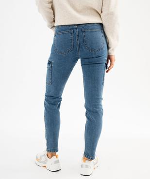 Jean cargo slim taille normale femme  vue3 - GEMO 4G FEMME - GEMO