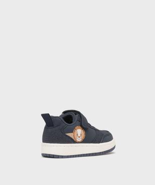 Baskets à scratch avec motif lion bébé garçon - Buggy vue4 - BUGGY - GEMO