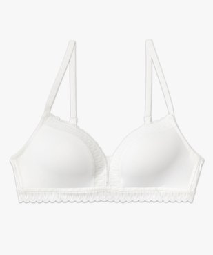 Soutien-gorge triangle moulé sans armatures vue4 - GEMO 4G FEMME - GEMO