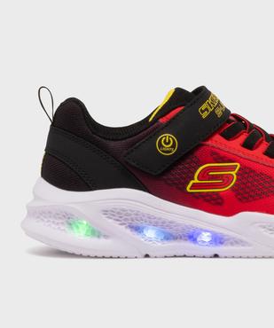 Baskets basses running en mesh à semelle lumineuse garçon - Skechers vue6 - SKECHERS - GEMO