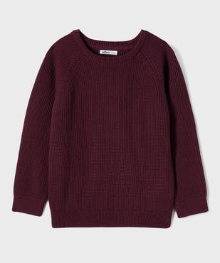 Pull en maille garçon vue1 - GEMO (ENFANT) - GEMO