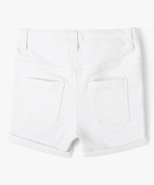 Short slim uni en toile extensible bébé garçon vue3 - GEMO(BEBE DEBT) - GEMO
