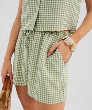 Short ample en viscose fluide femme vue2 - GEMO 4G FEMME - GEMO