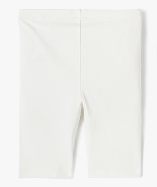 Leggings court en coton stretch fille vue3 - GEMO 4G FILLE - GEMO
