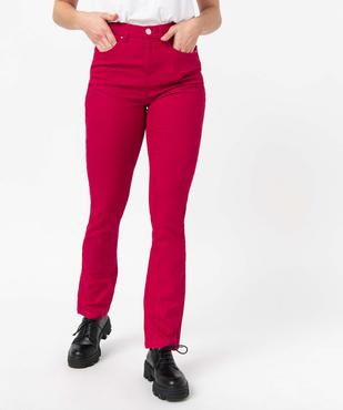 Pantalon coupe Regular taille normale femme vue1 - GEMO 4G FEMME - GEMO