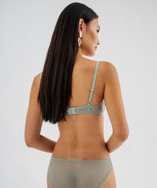 Soutien-gorge corbeille en dentelle à armatures vue2 - GEMO(HOMWR FEM) - GEMO