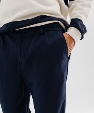 Pantalon en toile avec taille ajustable homme vue2 - GEMO 4G HOMME - GEMO