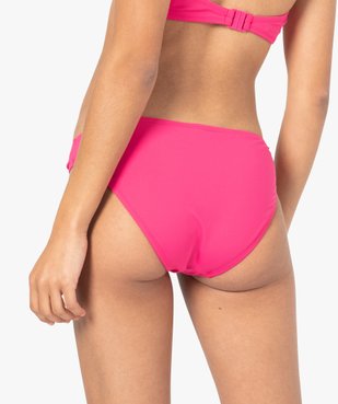 Bas de maillot de bain femme forme culotte vue2 - GEMO 4G FEMME - GEMO