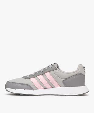Baskets femme running à lacets style vintage Run50 - Adidas vue3 - ADIDAS - GEMO