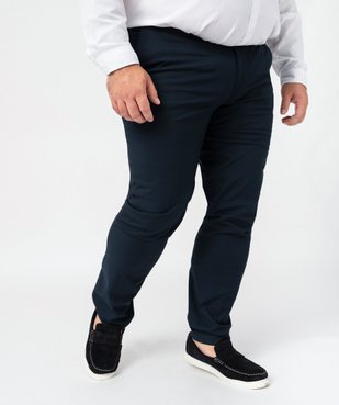 Pantalon de costume homme en toile coupe droite vue5 - GEMO 4G HOMME - GEMO