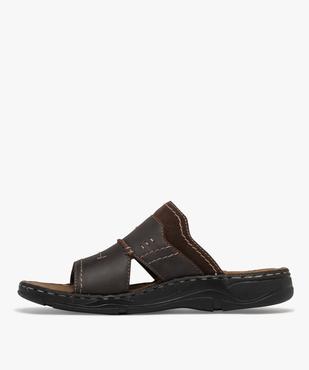 Mules confort à large bride homme vue3 - G'FLEX - GEMO