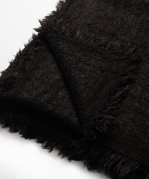 Foulard carré en maille texturée unie femme vue2 - GEMO (ACCESS) - GEMO