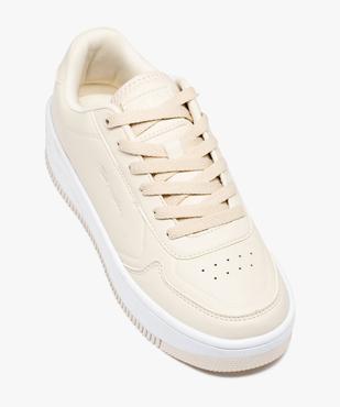 Baskets femme unies style rétro à lacets - Champion vue5 - CHAMPION USA - GEMO