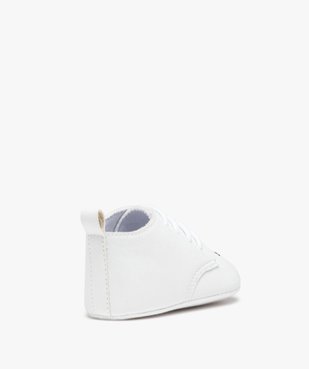 Chaussons de naissance bébé garçon unis vue4 - GEMO 4G BEBE - GEMO
