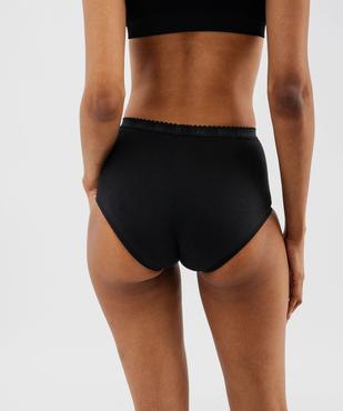 Culotte maxi en coton et dentelle femme - Chic de Sloggi vue4 - SLOGGI - GEMO