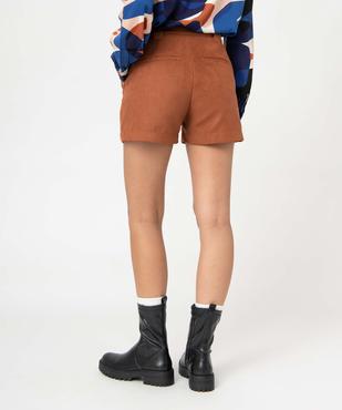 Short femme ample au toucher peau de pêche vue3 - GEMO(FEMME PAP) - GEMO
