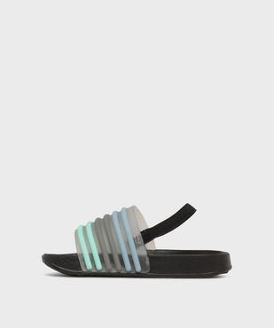 Mules de plage à bride multicolore avec élastique garçon vue3 - GEMO (PLAGE) - GEMO