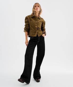 Jean wide leg femme vue5 - GEMO 4G FEMME - GEMO