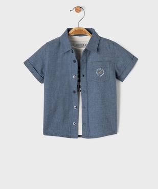 Ensemble 2 pièces bébé garçon chemise et tee-shirt - LuluCastagnette vue1 - LULUCASTAGNETTE - GEMO