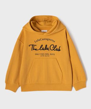 Sweat à capuche en maille piquée garçon - LuluCastagnette vue1 - LULUCASTAGNETTE - GEMO