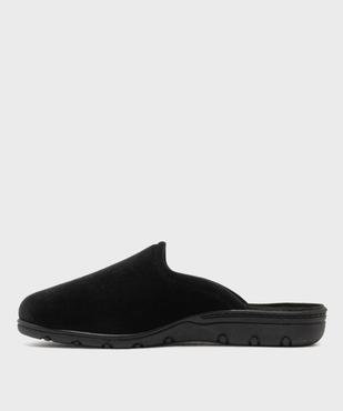 Chaussons mules en velours à talon compensé femme vue1 - G'FLEX - GEMO