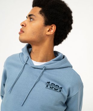 Sweat à capuche avec inscriptions dans le dos homme vue5 - GEMO (HOMME) - GEMO