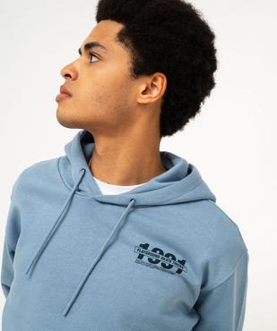 Sweat à capuche avec inscriptions dans le dos homme vue5 - GEMO (HOMME) - GEMO