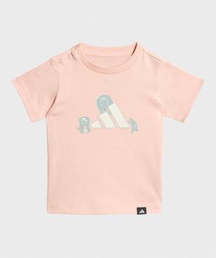 Tee-shirt manches courtes à motif Tiro-Nster bébé fille - Adidas vue1 - ADIDAS - GEMO