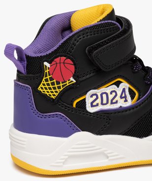 Baskets garçon mid-cut à scratch style dunk vue7 - GEMO 4G GARCON - GEMO