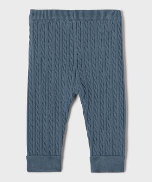 Pantalon en maille torsadée bébé (lot de 2) vue4 - GEMO(BB COUCHE) - GEMO
