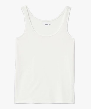 Débardeur femme avec emmanchures festonnées vue4 - GEMO(FEMME PAP) - GEMO