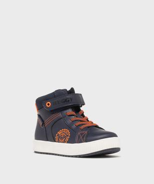 Boots look sport avec lacets élastiques et scratch garçon - Buggy Shoes vue2 - BUGGY - GEMO