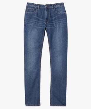 Jean homme regular 5 poches taille normale longueur L34 vue4 - GEMO (HOMME) - GEMO