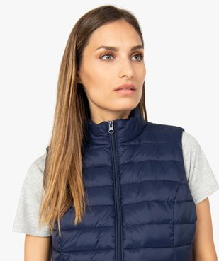 Doudoune femme sans manches avec col montant vue2 - GEMO(FEMME PAP) - GEMO