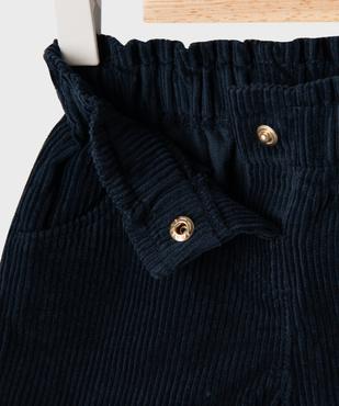 Ensemble 2 pièces short en velours + collant épais bébé fille - LuluCastagnette vue3 - LULUCASTAGNETTE - GEMO