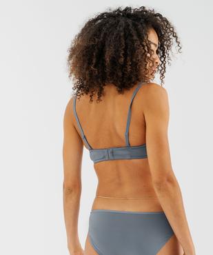  Soutien-gorge bandeau en microfibre avec bretelles muti-positions vue6 - GEMO 4G FEMME - GEMO
