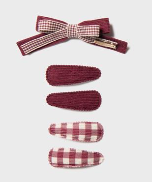 Pinces pour les cheveux fille (lot de 5) - LuluCastagnette vue1 - LULU CASTAGNETT - GEMO