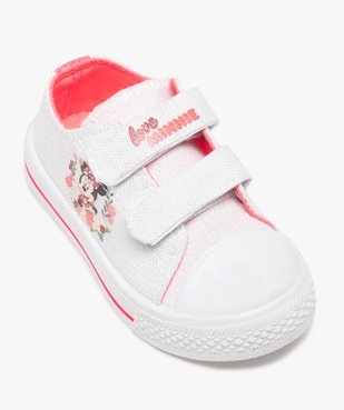 Tennis bébé fille en toile imprimée - Minnie vue5 - MINNIE - GEMO