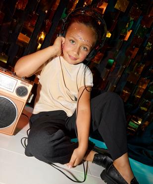 Tee-shirt manches longues à paillettes fille vue4 - GEMO (ENFANT) - GEMO