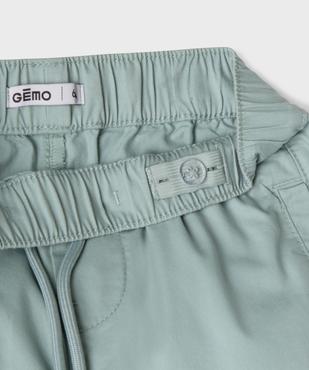 Pantalon chino avec taille ajustable garçon vue2 - GEMO (ENFANT) - GEMO