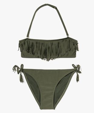 Maillot de bain 2 pièces à franges vue1 - GEMO (JUNIOR) - GEMO