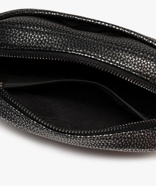 Sac à bandoulière grainé petit format femme vue3 - GEMO (ACCESS) - GEMO