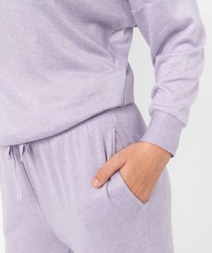 Pantalon de pyjama en maille fine femme vue6 - GEMO 4G FEMME - GEMO