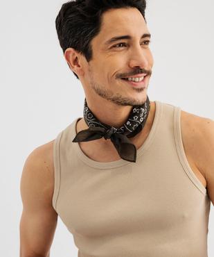 Débardeur uni en maille côtelée homme vue2 - GEMO 4G HOMME - GEMO