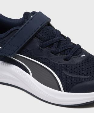 Baskets à scratch et lacets élastiqués garçon - Puma vue6 - PUMA - GEMO