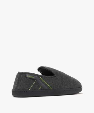 Chausson pantoufles en jersey doublé velours homme - Isotoner vue4 - ISOTONER - GEMO