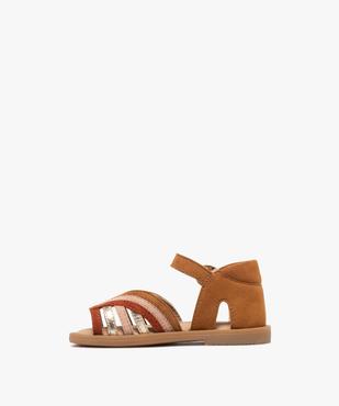 Sandales en cuir multibrides bébé fille - NA! vue3 - NA! GEMO FOR GOOD - GEMO