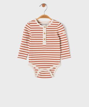 Ensemble 2 pièces salopette et body bébé garçon - LuluCastagnette vue1 - LULUCASTAGNETTE - GEMO