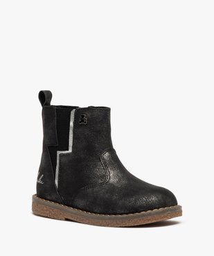 Boots fille finement pailletées style chelsea - LuluCastagnette vue2 - LULU CASTAGNETT - GEMO